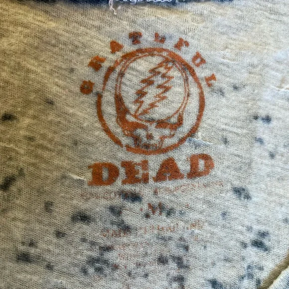 Grateful Dead Dancing Bear / Bears Graphic Tee Burnout Ladies Medium - Picture 5 of 5
